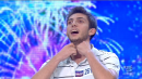 Daniele Carta suona col pomo d'adamo a Italia's got talent