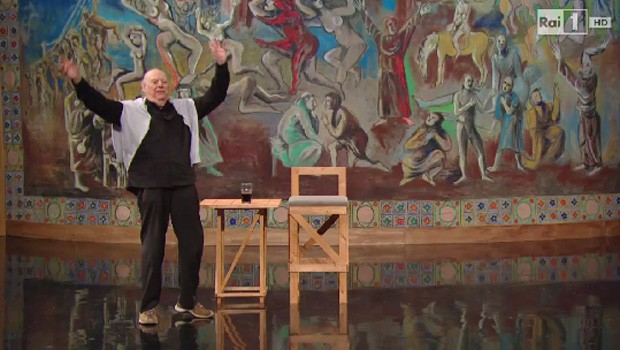 Dario Fo in Francesco su Rai 1