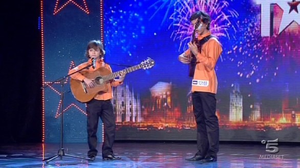 Diego Losada ed Esteban Durant, chitarristi ad Italia s got talent 2013