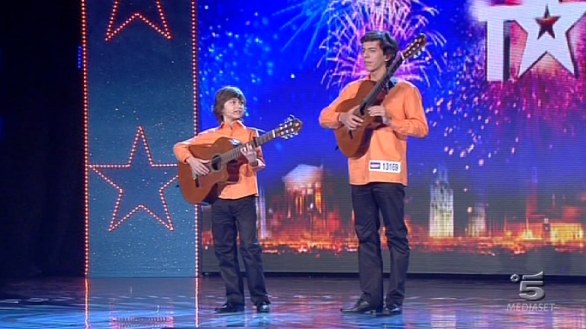 Diego Losada ed Esteban Durant, chitarristi ad Italia s got talent 2013