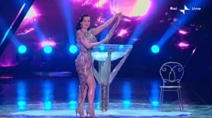 Dita Von Teese al Festival di Sanremo 2010