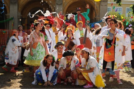 Dottor Clown su Canale5 (foto di Francesco Berardinelli)