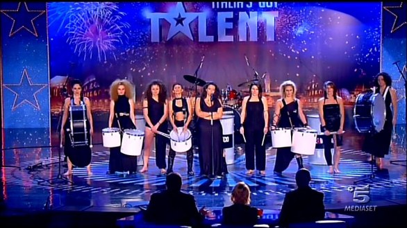 Drum Dance Women Company le percussioniste di Italia\'s got talent