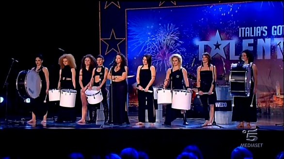 Drum Dance Women Company le percussioniste di Italia\'s got talent