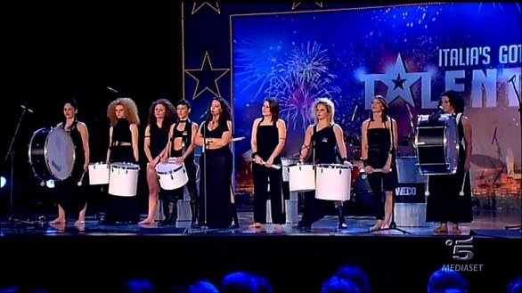 Drum Dance Women Company le percussioniste di Italia\'s got talent