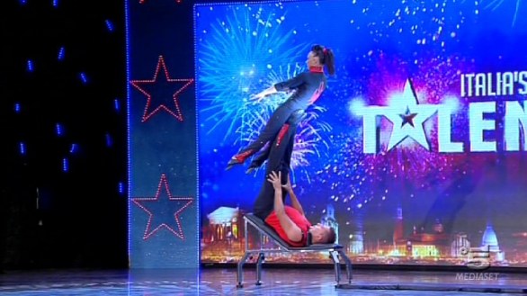 Duo Guidi, acrobati ad Italia s got talent