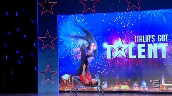 Duo Guidi, acrobati ad Italia s got talent