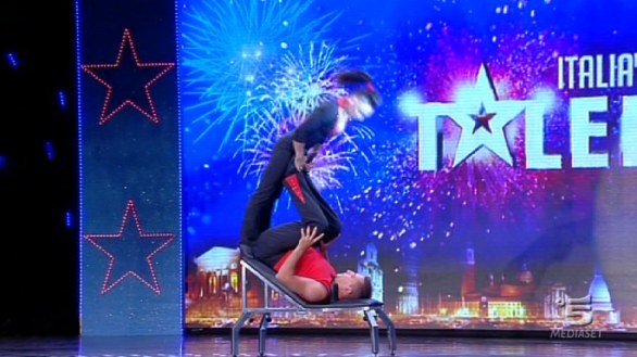 Duo Guidi, acrobati ad Italia s got talent