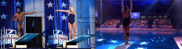 Stars in danger: high diving e Celebrity Splash