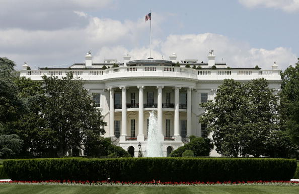 WASHINGTON - MAY 31: The exterior view of the south side of the White House is seen May 31, 2005 in Washington, DC. Vanity Fair Magazine reported that former FBI official W. Mark Felt claimed himself was ?Deep Throat,? the anonymous source who provided information to Washington Post reporter Bob Woodward?s famous Watergate investigation report that led to the former President Richard Nixon's resignation. (Photo by Alex Wong/Getty Images)