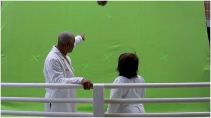 Effetti speciali nei telefilm con il green screen