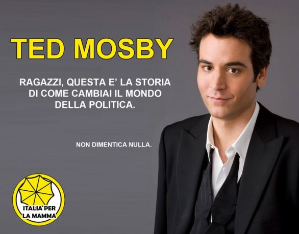 Elezioni politiche 2013, i manifesti elettorali con i personaggi dei telefilm