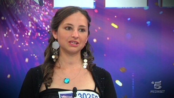 Elisa Dominici, artista con l'acqua ad Italia s got talent