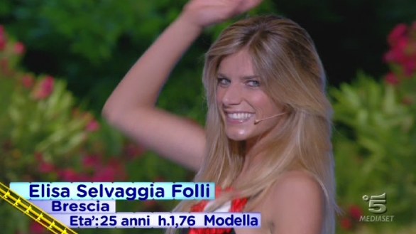 Veline 2012 - La semifinalista Elisa Selvaggia Folli