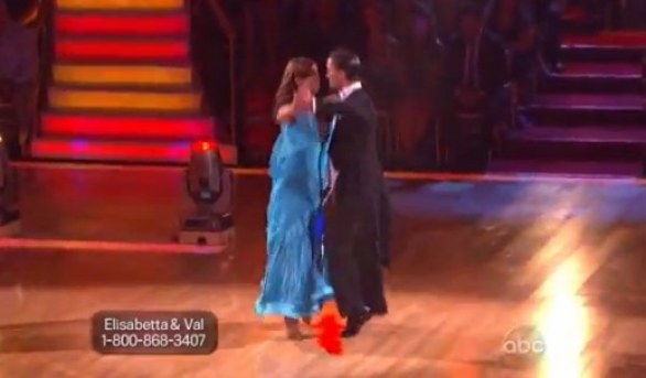 Elisabetta canalis nella seconda puntata di dancing with the stars