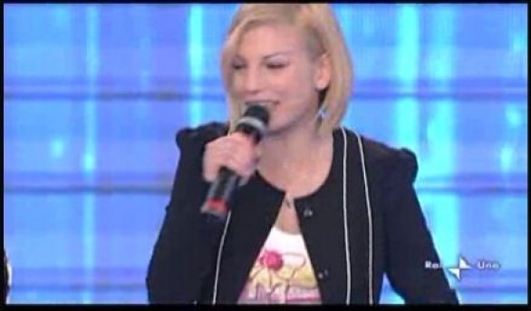 Emma Marrone a Ti lascio una canzone