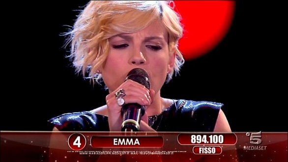 Emma Marrone alla finale di Amici 11 Big