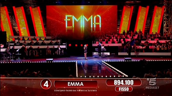 Emma Marrone alla finale di Amici 11 Big