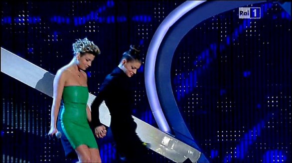 Emma Marrone e Alessandra Amoroso - Festival di Sanremo 2012