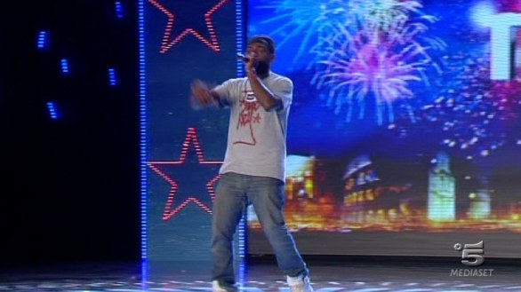 Emmanuel Simpson, rapper ad Italia s got talent