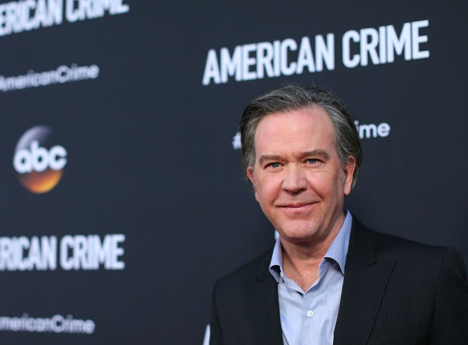 LOS ANGELES, CA - FEBRUARY 28: Actor Timothy Hutton attends the premiere of ABC's 'American Crime' held at the Ace Hotel on February 28, 2015 in Los Angeles, California. (Photo by Mark Davis/Getty Images)