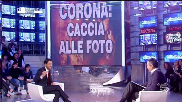 Fabrizio Corona a Domenica Cinque