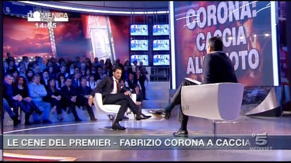 Fabrizio Corona a Domenica Cinque