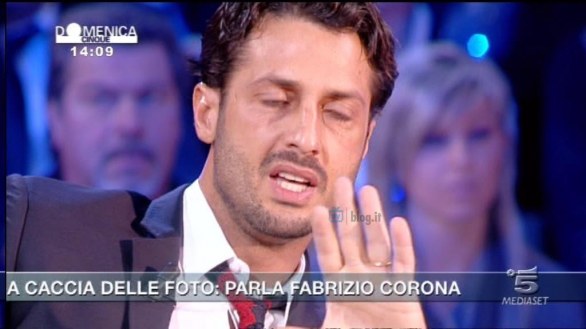 Fabrizio Corona a Domenica Cinque