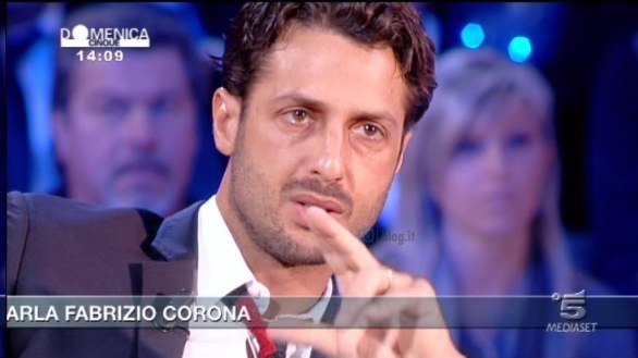 Fabrizio Corona a Domenica Cinque