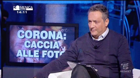 Fabrizio Corona a Domenica Cinque