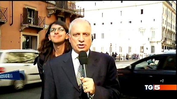 Fabrizio Summonte testata a Gabriele Paolini al Tg5