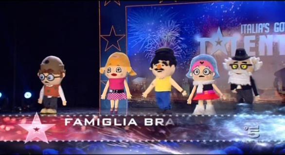 Famiglia Brambilla, ballerini di Italia s got talent 2012