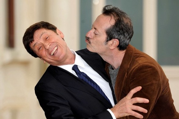 Gianni Morandi e Rocco Papaleo