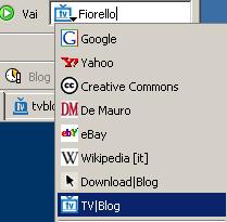 TvBlog aggiunto fra i motori di ricerca con Firefox