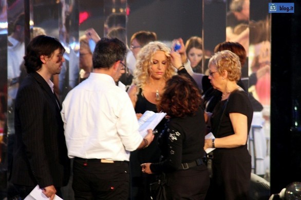 Foto dal backstage della Finalissima di Ti Lascio Una Canzone