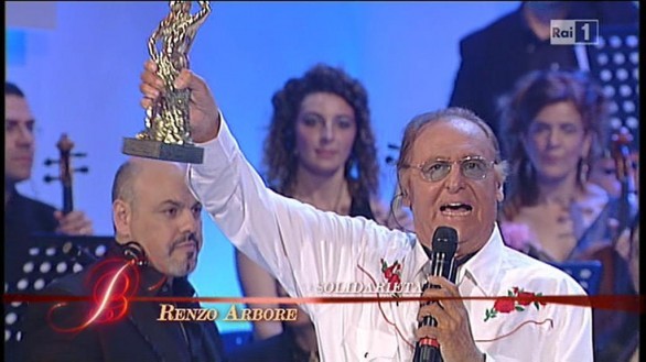 Foto dal Premio Barocco condotto da Fabrizio Frizzi con Carlo Conti e Alessandra Amoroso