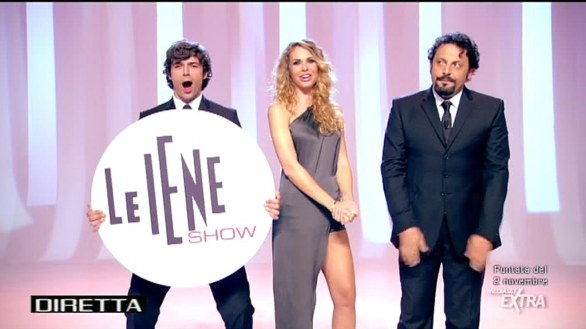 Foto de Le Iene show con Ilary Blasi, Luca Argentero e Brignano