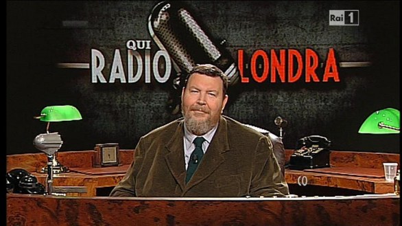 Foto della prima puntata di Qui Radio Londra con Giuliano Ferrara