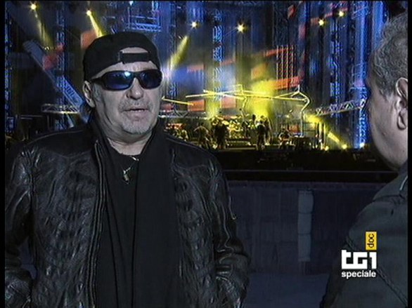 Foto dello speciale Tg1 suVasco Rossi