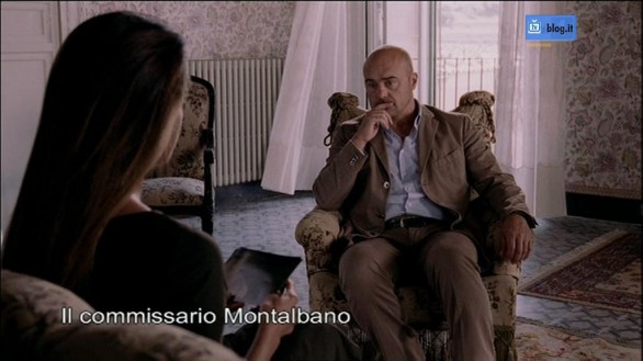 Foto di Belen nella puntata del Commissario Montalbano