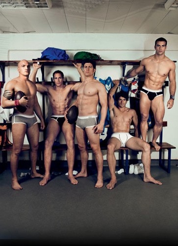 Foto in mutande di Denis Dallan dal rugby allo spot per d&g underwear