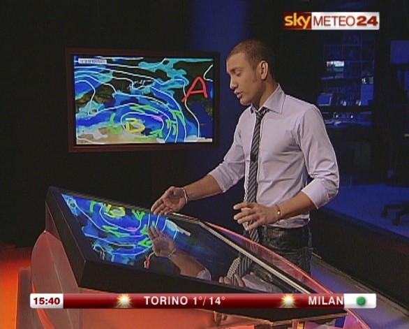 Foto di Luca Ciceroni meteorologo di Sky Meteo24