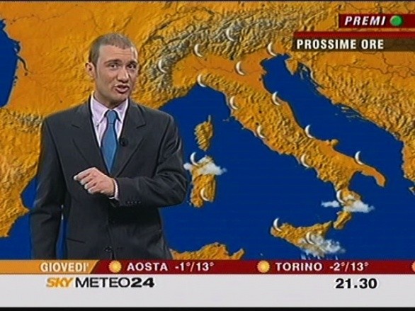 Foto di Luca Ciceroni meteorologo di Sky Meteo24