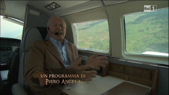 Foto di Superquark su Rai1 con Piero Angela