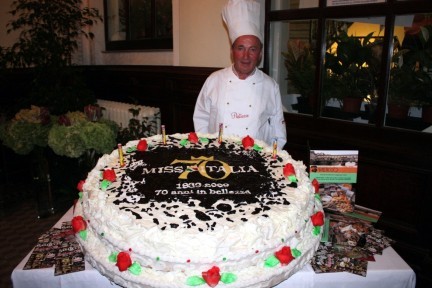 Foto esclusive dal backstage della finale di Miss Italia 2009 - la torta dalla festa del post puntata