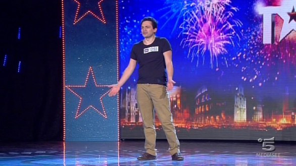 Francesco De Chiara, comico ad Italia s got talent 2013