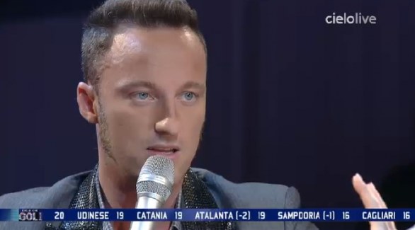 Francesco Facchinetti a Cielo Che Gol