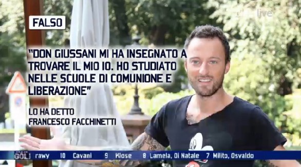 Francesco Facchinetti a Cielo Che Gol