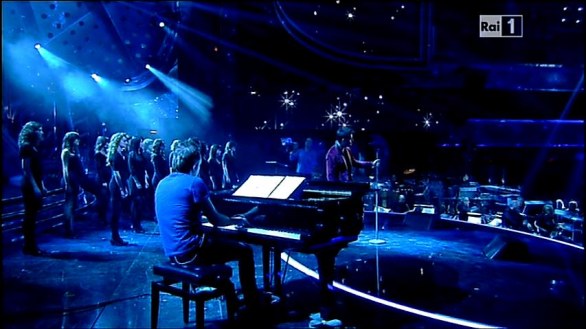 Francesco Renga con Scala & Kolacny Brothers - Festival di Sanremo 2012