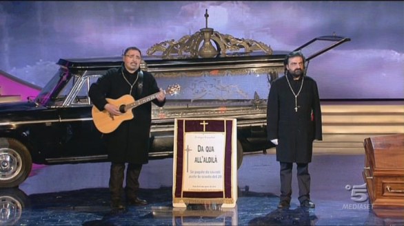 Fratelli Tumolo, cantanti delle pompe funebri a Italia s Got Talent 2013